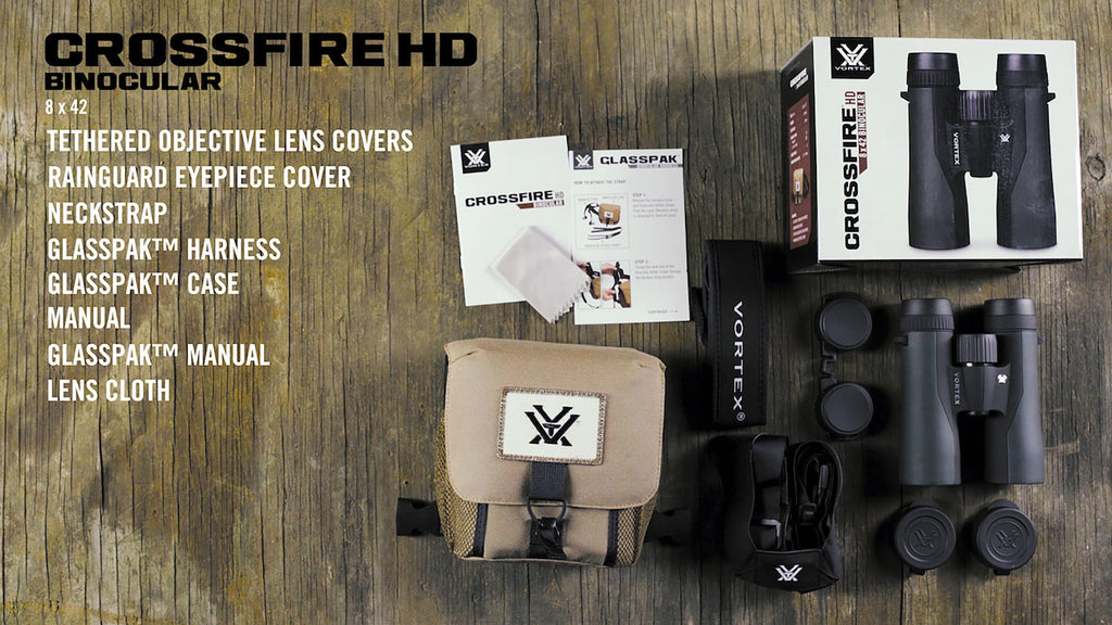Vortex Crossfire HD 10x42 Binoculars (Mossy Oak Bottomland)