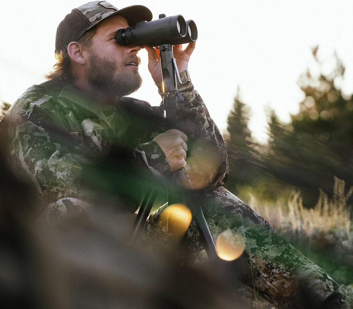 Maven B1.2 10x42mm Binocular | Moss/Black/ED Glass