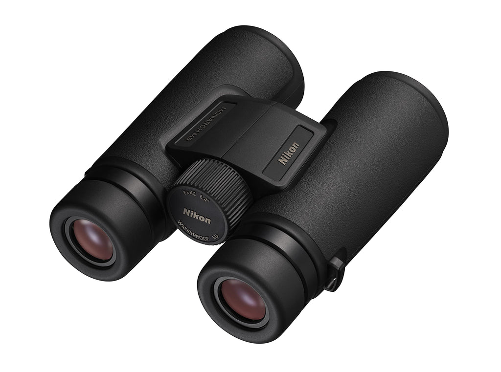 NIKON Monarch M5 Binoculars | Waterproof Fogproof ED Glass Optics with Dielectric Prism Coating | Bright High-Resolution Outdoor Binoculars for Birdwatching, Hiking & Wildlife, 8x42