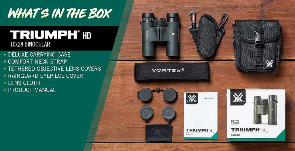 Vortex Triumph HD 10x28 Binoculars