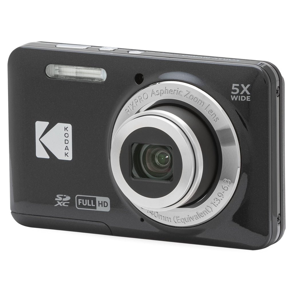 KODAK PIXPRO FZ55 16MP Compact Digital Camera, 5X Optical Zoom, Blue