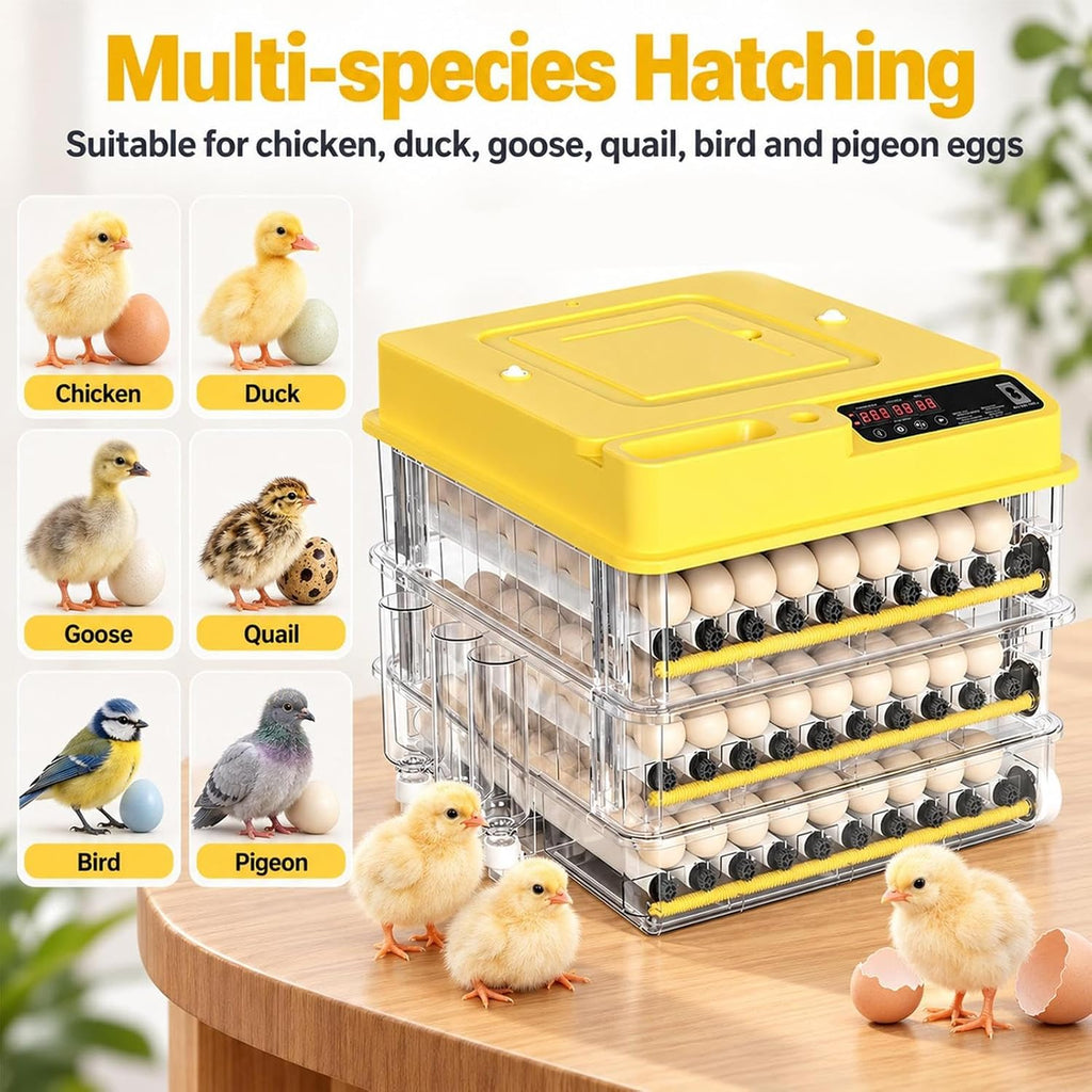 New 216 Egg incubators for Hatching Eggs with Automatic Turning